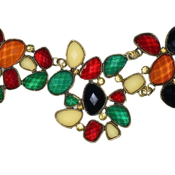 Statement "Gemstone" Necklace - Picture 2 of 2
